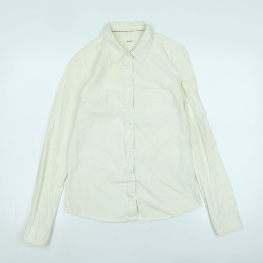 Womens UK Size S Lee Ivory Basic Blouse