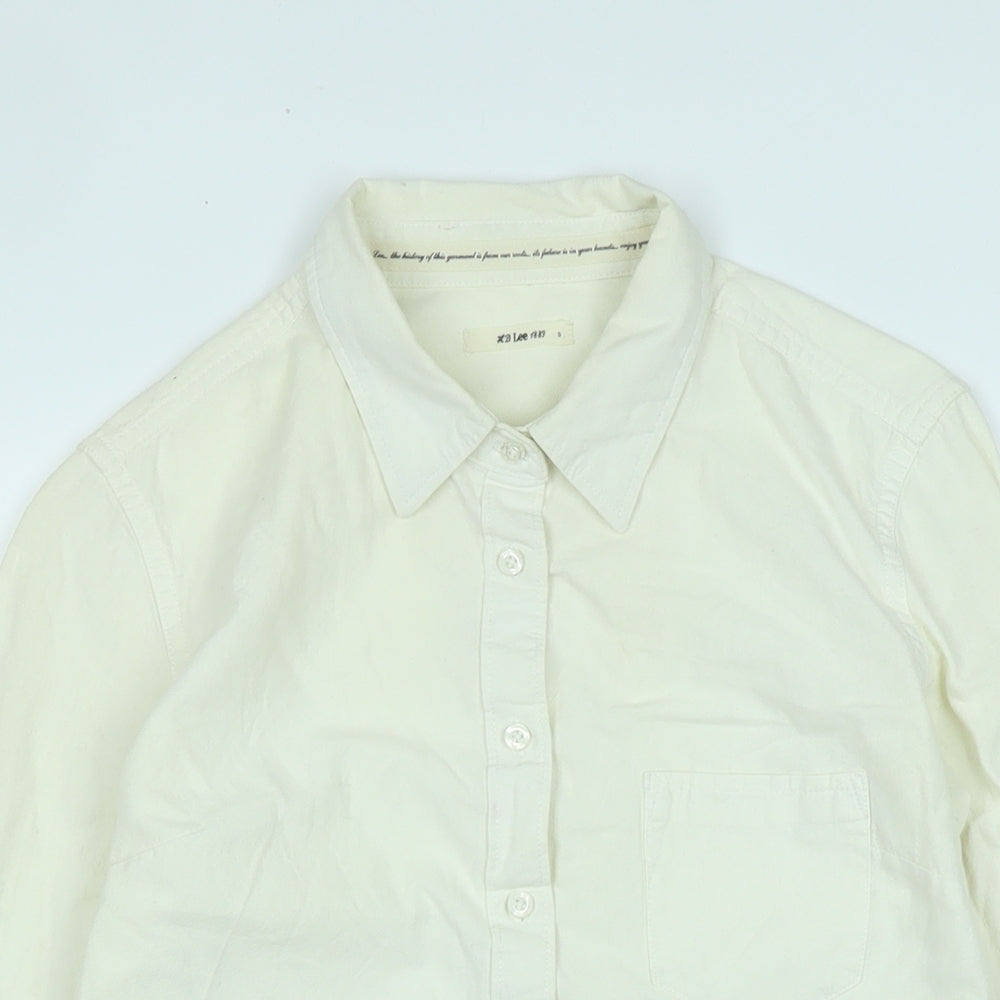Womens UK Size S Lee Ivory Basic Blouse