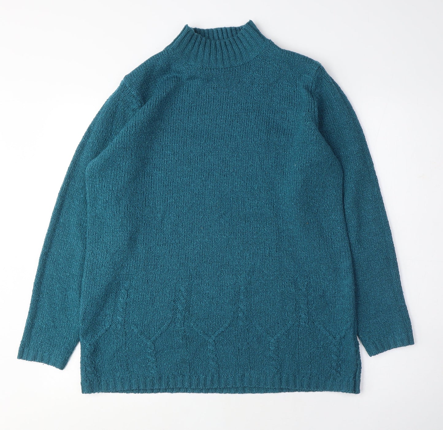 Womens UK Size M Bonmarché Blue Pullover Jumper
