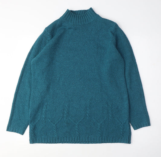 Womens UK Size M Bonmarché Blue Pullover Jumper