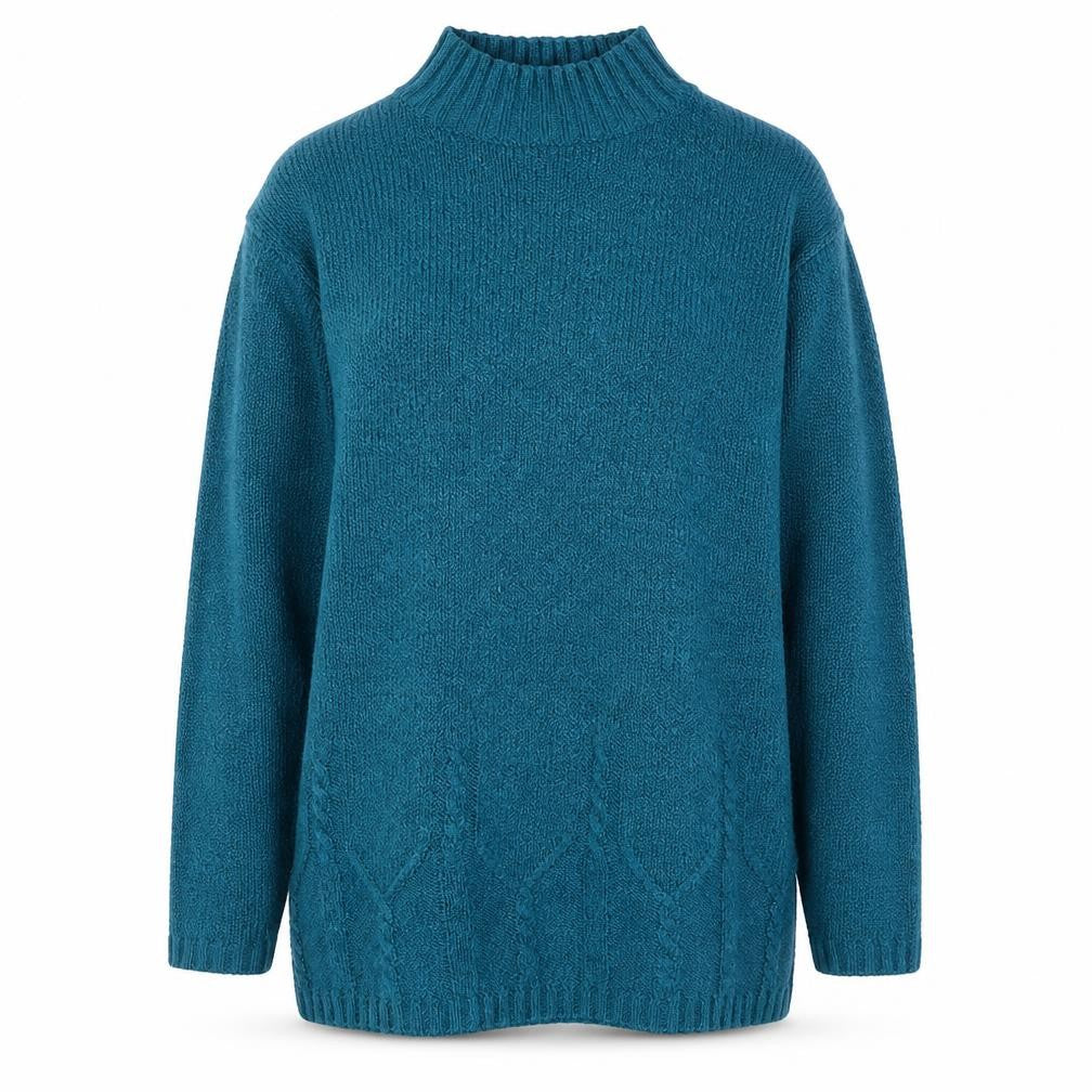 Womens UK Size M Bonmarché Blue Pullover Jumper