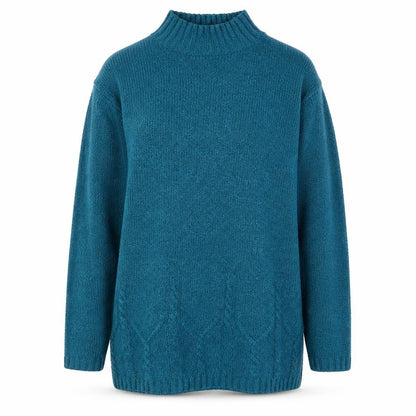 Womens UK Size M Bonmarché Blue Pullover Jumper