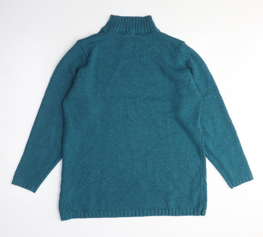 Womens UK Size M Bonmarché Blue Pullover Jumper