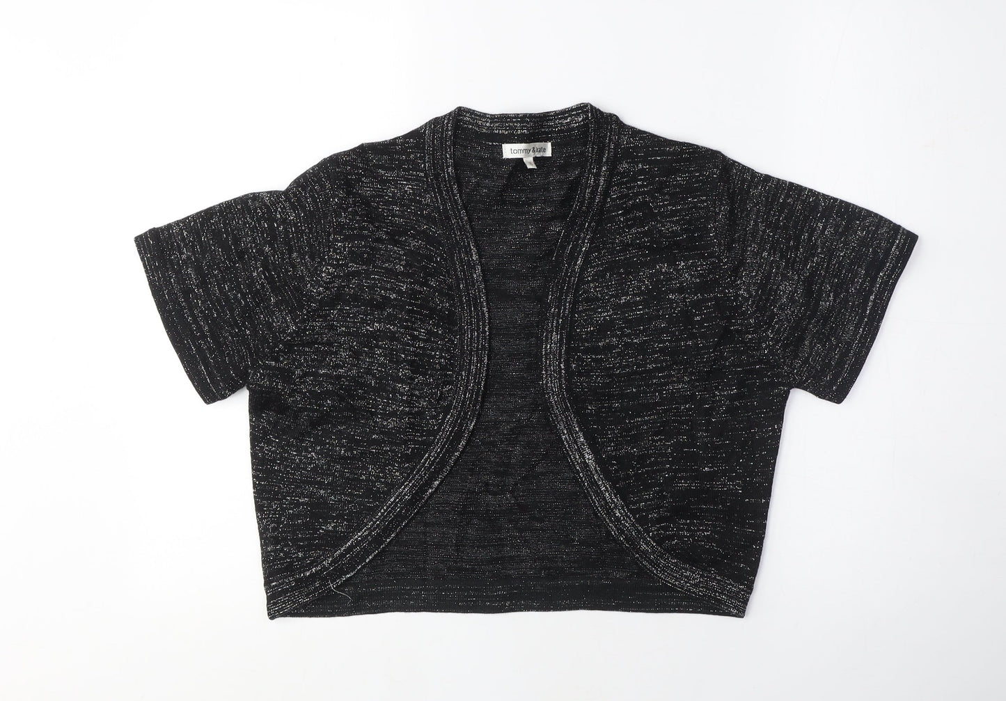 Womens UK Size 16 Tommy & Kate Black Shrug Jumper