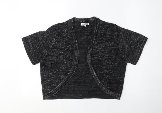 Womens UK Size 16 Tommy & Kate Black Shrug Jumper