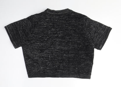 Womens UK Size 16 Tommy & Kate Black Shrug Jumper