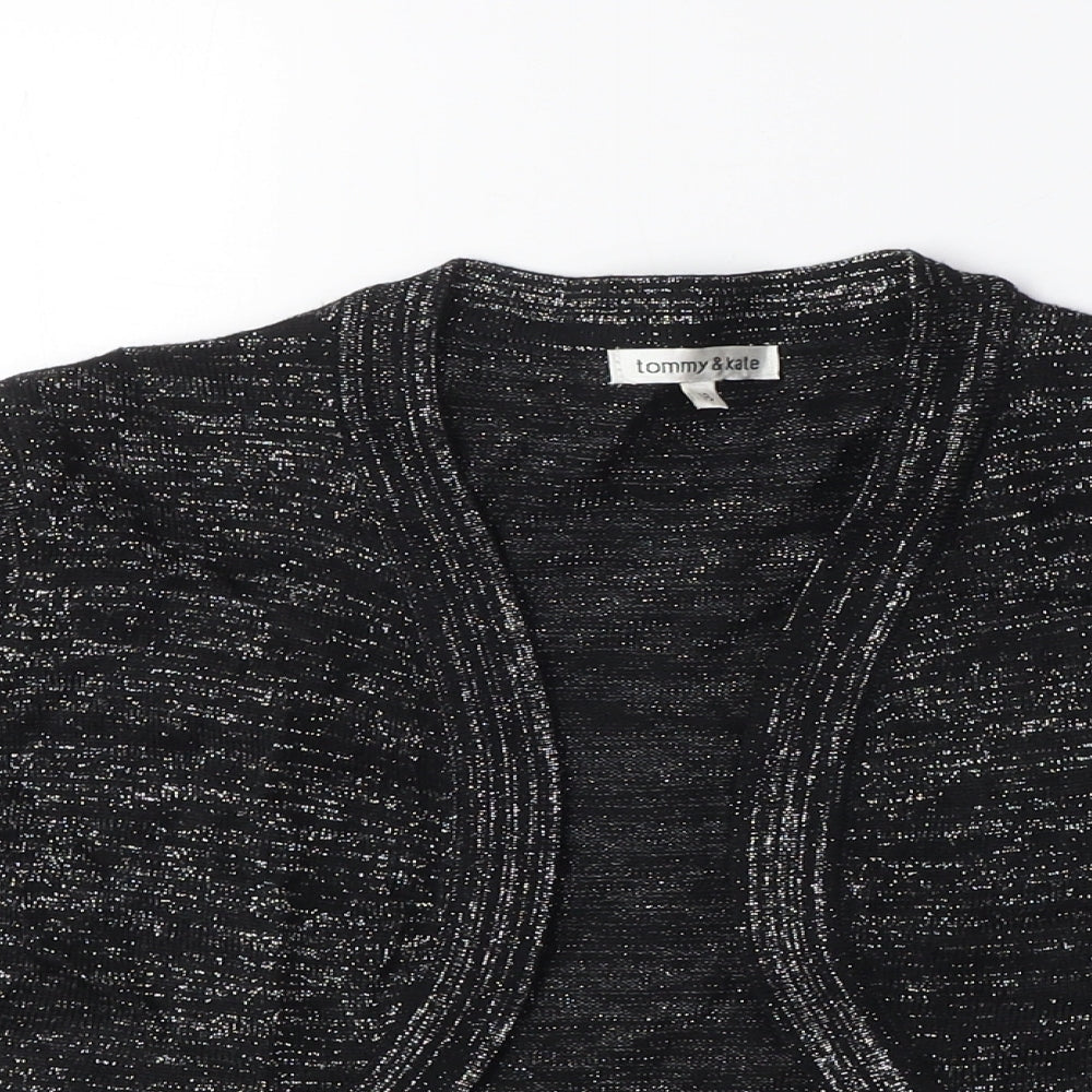 Womens UK Size 16 Tommy & Kate Black Shrug Jumper
