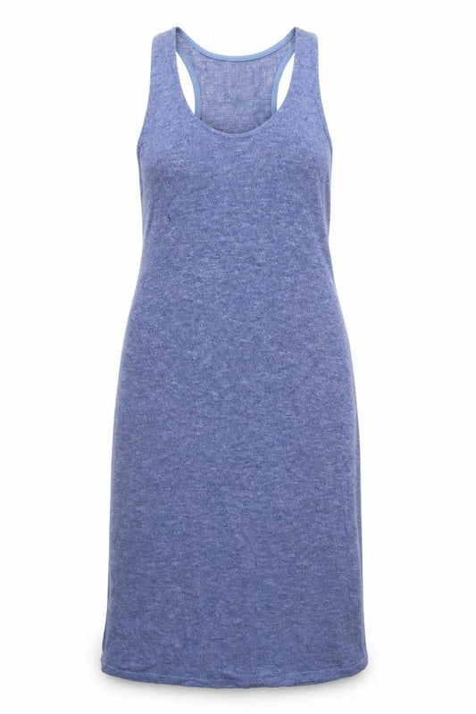 Miss Fiori Womens Blue Acrylic Bodycon Size 14 Scoop Neck