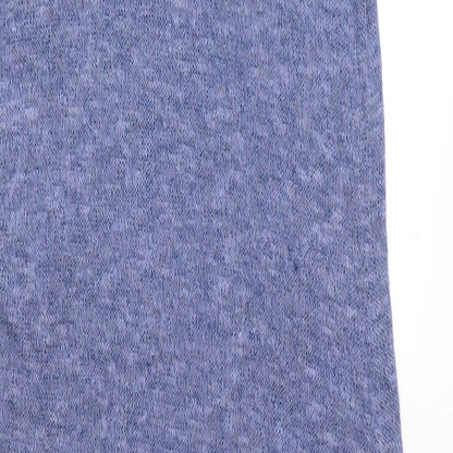 Miss Fiori Womens Blue Acrylic Bodycon Size 14 Scoop Neck