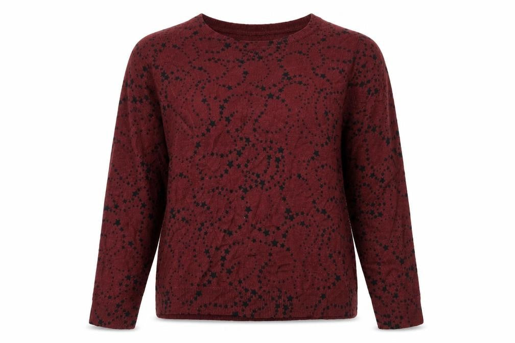 Womens UK Size 14 M&Co Red Pullover Jumper