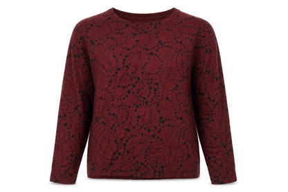 Womens UK Size 14 M&Co Red Pullover Jumper