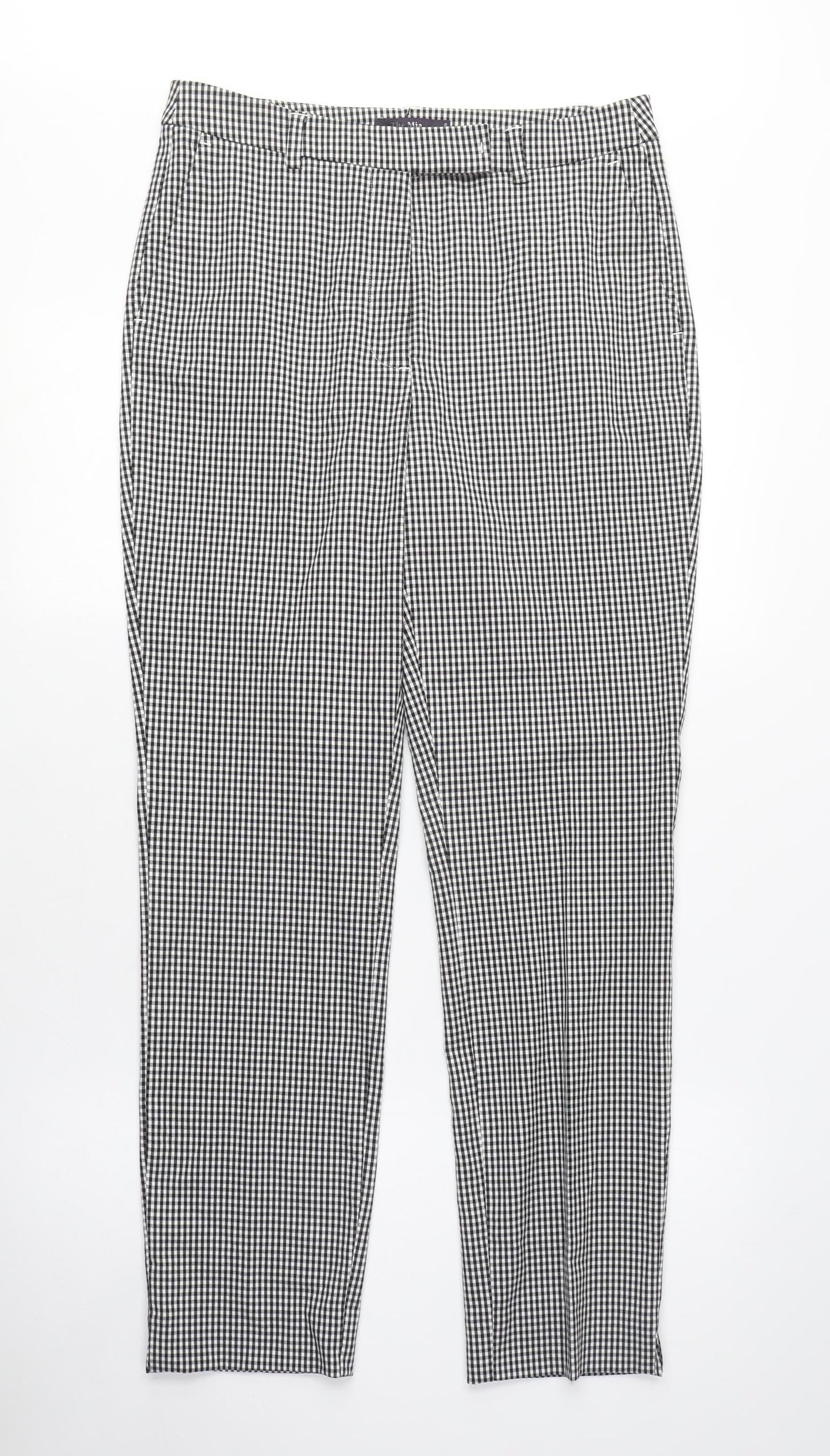 Womens UK Size 8 Marks and Spencer Regular Fit  Black Trousers