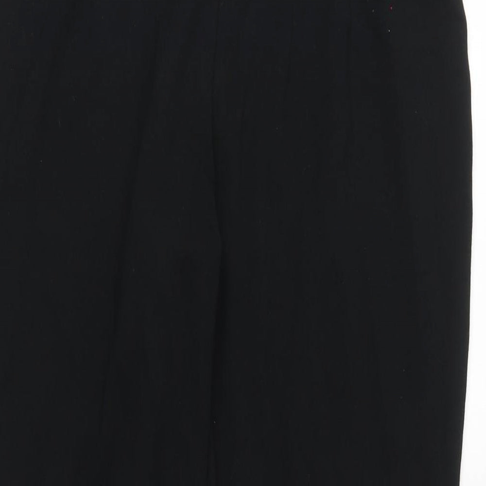 Womens UK Size 12 Marks and Spencer Regular Fit  Black Trousers