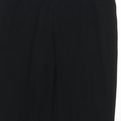 Womens UK Size 12 Marks and Spencer Regular Fit  Black Trousers