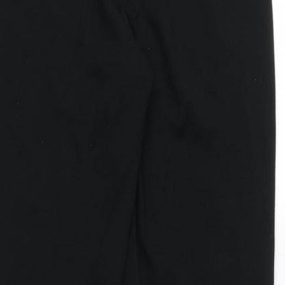 Womens UK Size 12 Marks and Spencer Regular Fit  Black Trousers