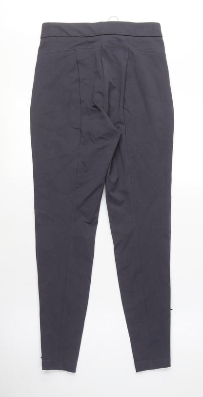 Womens UK Size 8 Marks and Spencer Regular Fit Carrot Grey Trousers