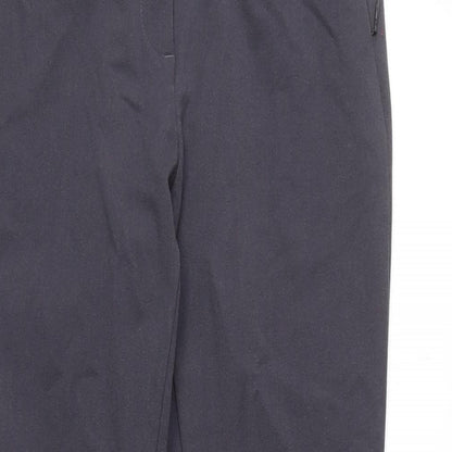 Womens UK Size 8 Marks and Spencer Regular Fit Carrot Grey Trousers