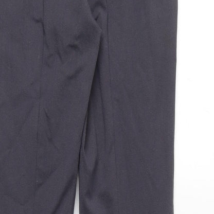 Womens UK Size 8 Marks and Spencer Regular Fit Carrot Grey Trousers