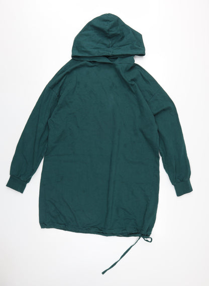 Womens UK Size 12 ASOS Green Pullover Hoodie