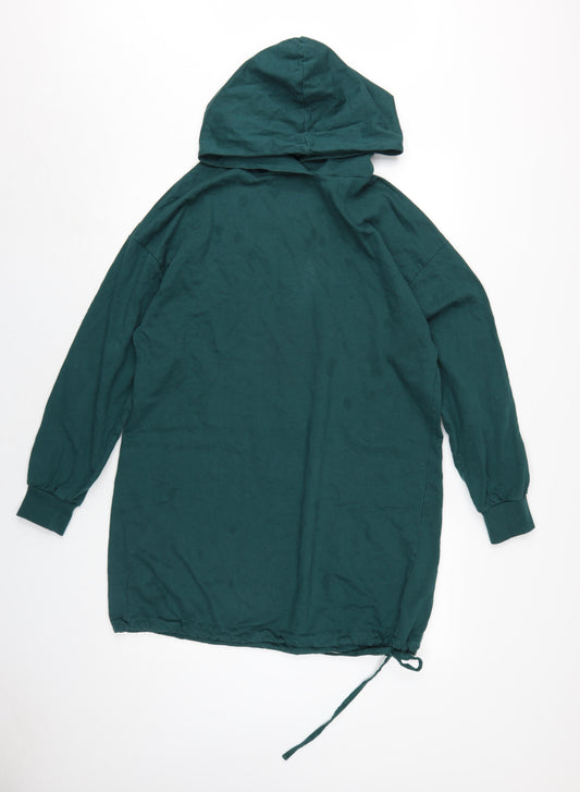 Womens UK Size 12 ASOS Green Pullover Hoodie