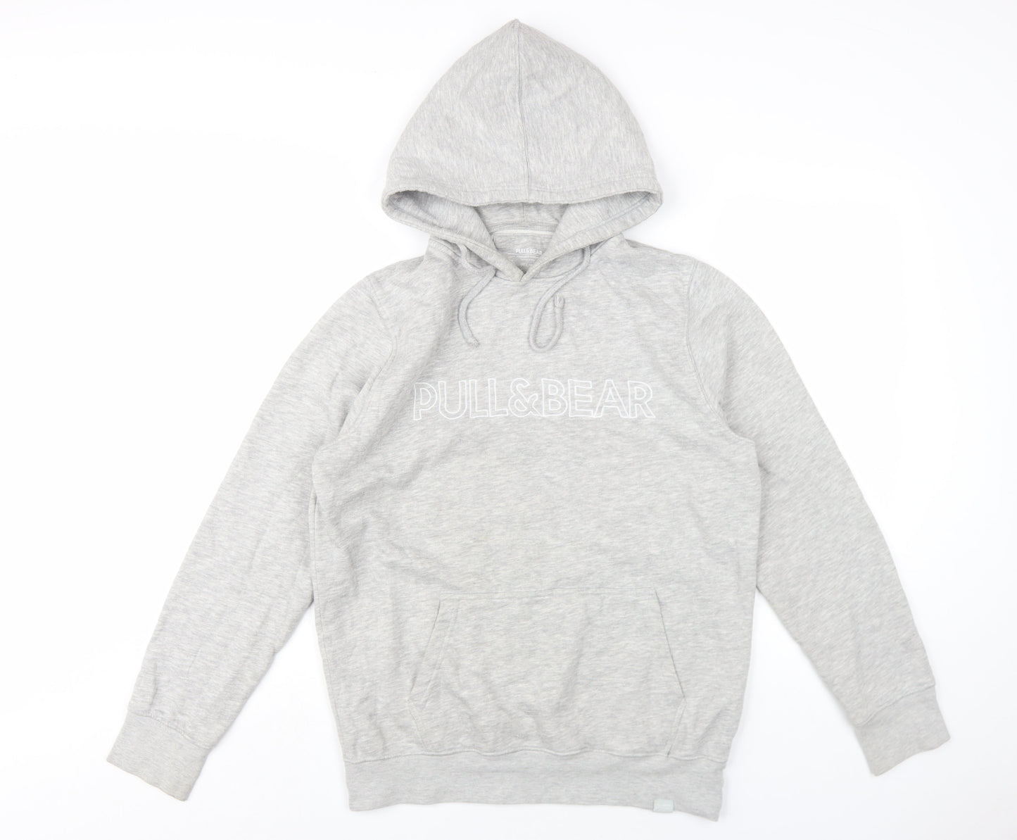 Mens UK Size M Pull&Bear Grey Pullover Hoodie