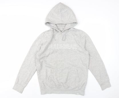 Mens UK Size M Pull&Bear Grey Pullover Hoodie