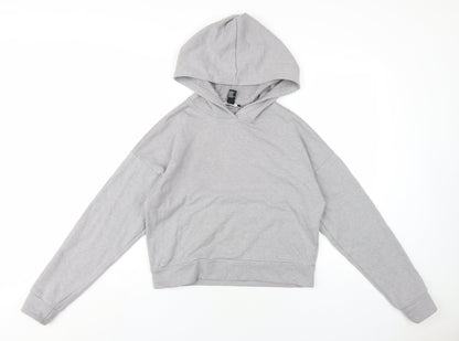 Womens UK Size M FOREVER 21 Grey Pullover Hoodie
