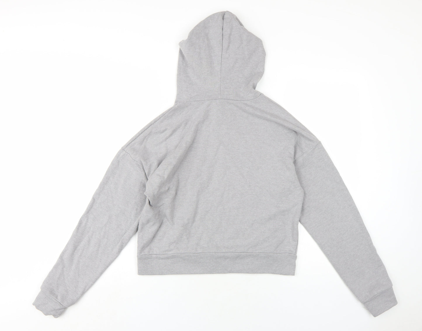 Womens UK Size M FOREVER 21 Grey Pullover Hoodie