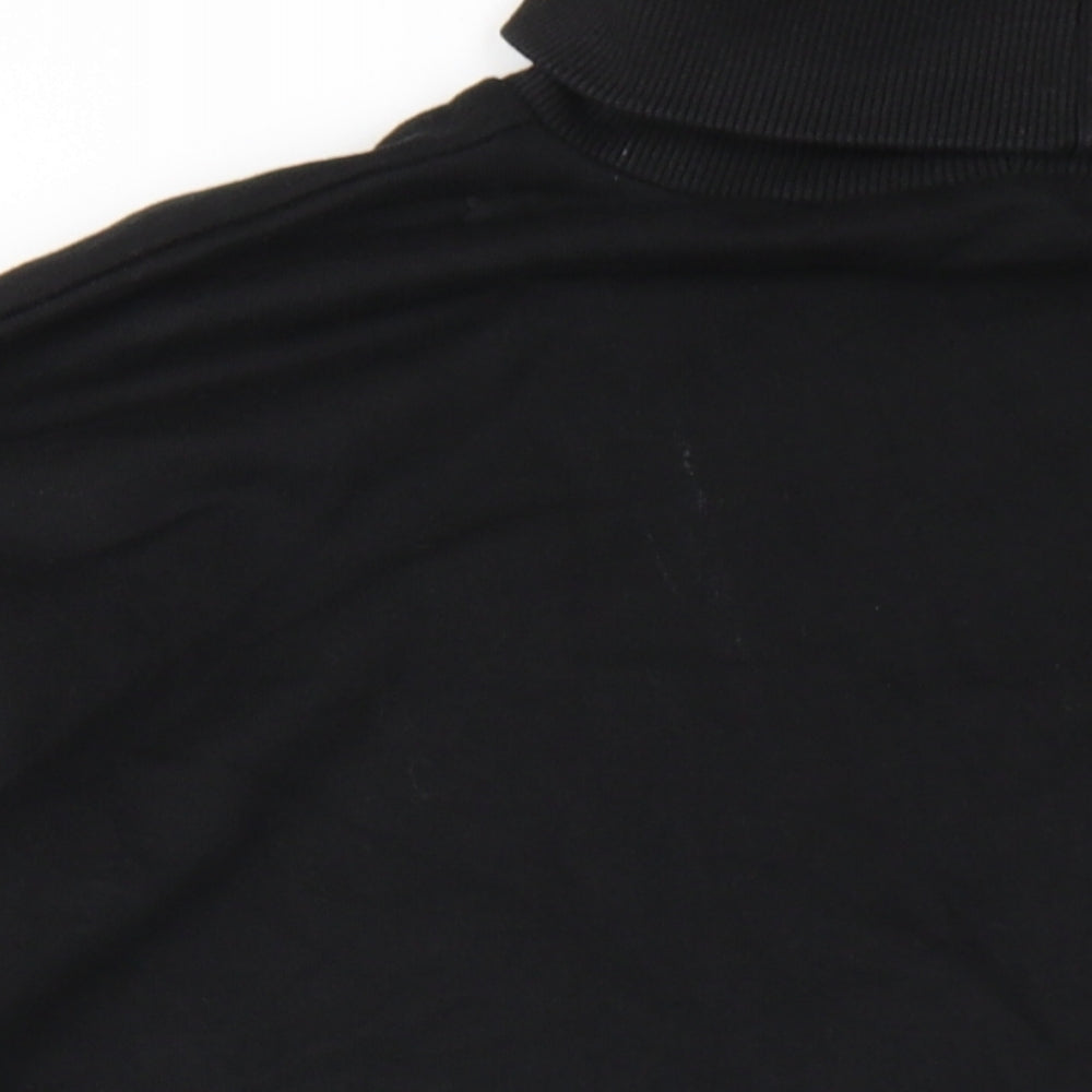 New Look Womens Black Cotton Pullover Sweatshirt Size L Pullover