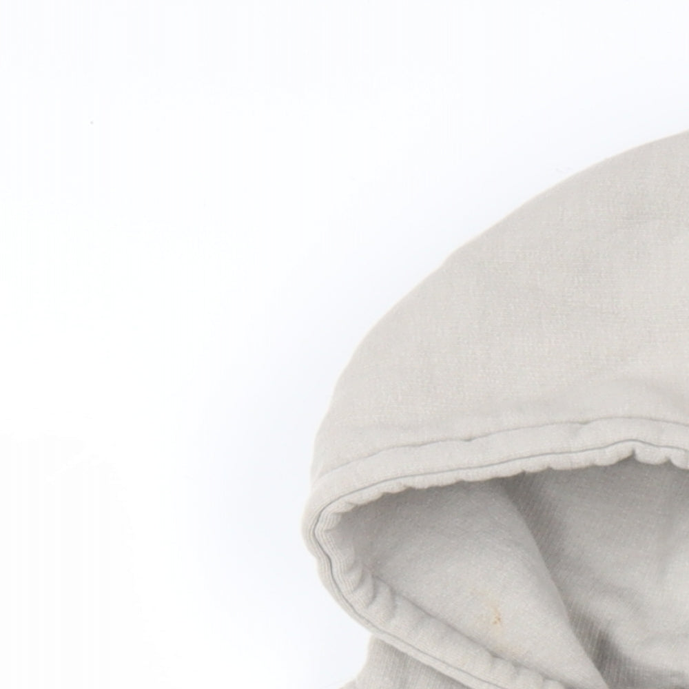 Mens UK Size M Pull&Bear Beige Pullover Hoodie