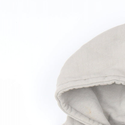 Mens UK Size M Pull&Bear Beige Pullover Hoodie