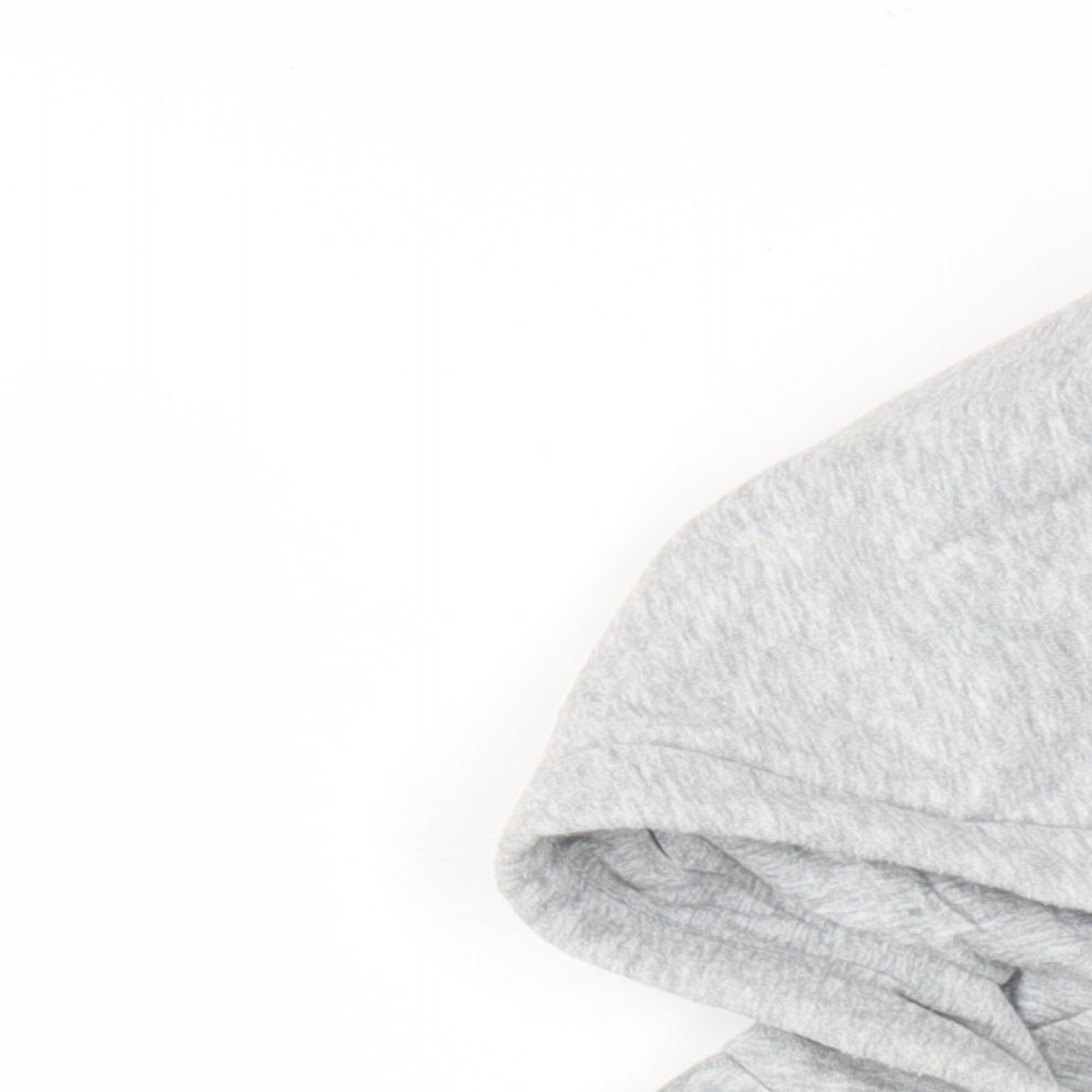 H&M Womens Grey Cotton Pullover Hoodie Size XS Pullover