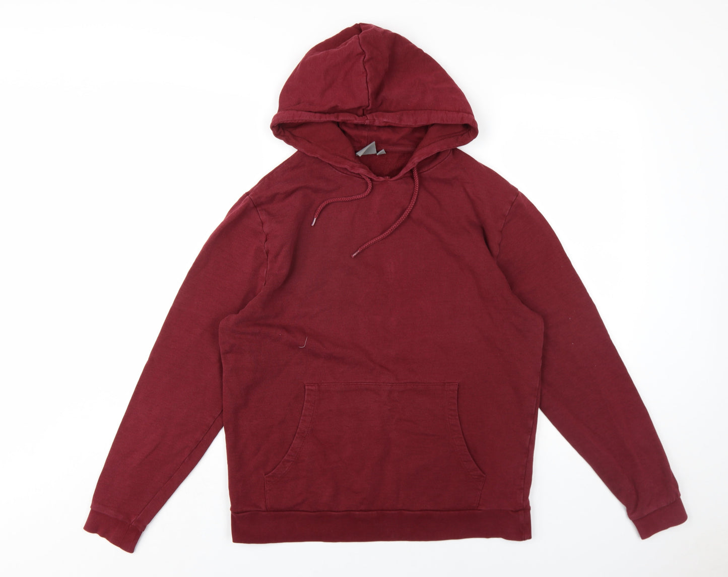 Mens UK Size M ASOS Red Pullover Hoodie