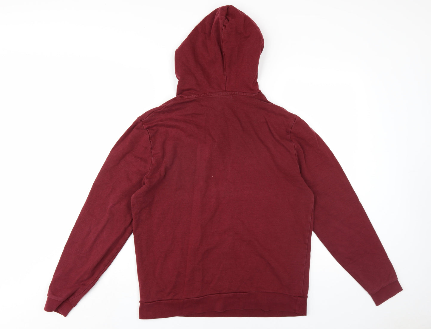 Mens UK Size M ASOS Red Pullover Hoodie