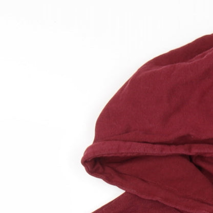 Mens UK Size M ASOS Red Pullover Hoodie