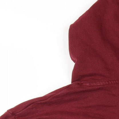 Mens UK Size M ASOS Red Pullover Hoodie