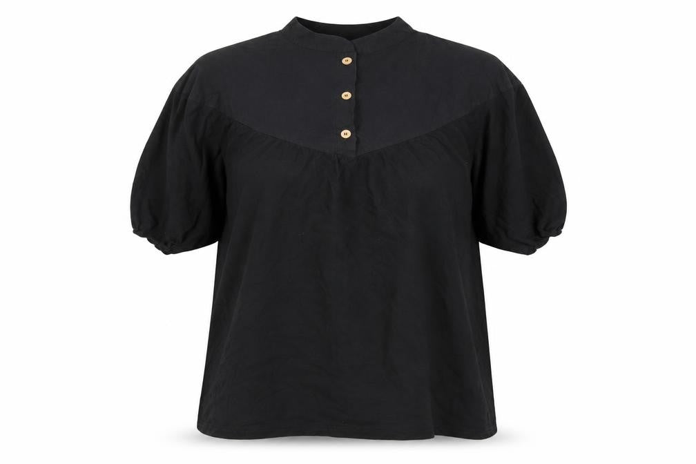 Womens UK Size XS Zara Black Basic T-Shirt