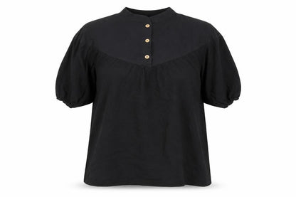 Womens UK Size XS Zara Black Basic T-Shirt