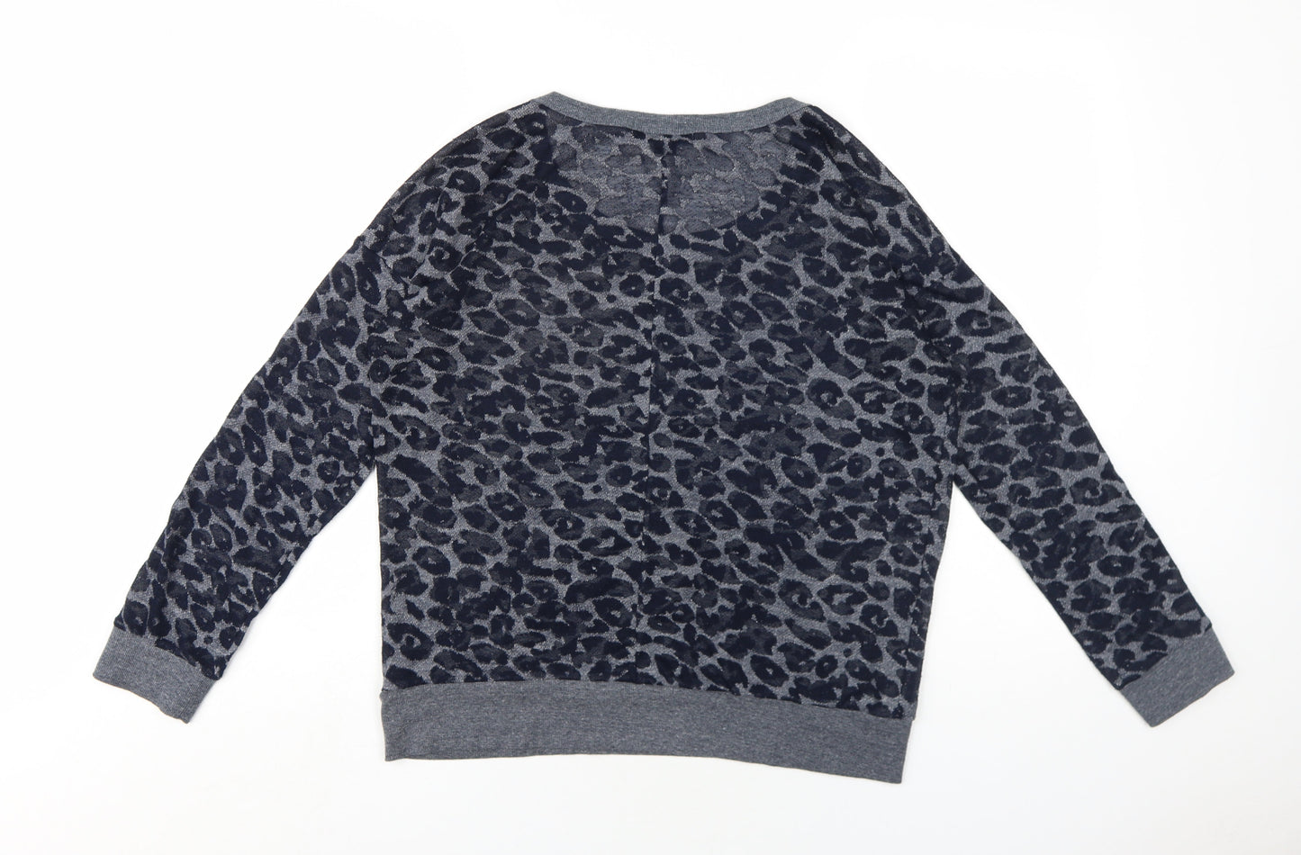 Womens UK Size L FOREVER 21 Blue Pullover Sweatshirt