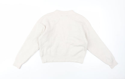 Womens UK Size S FOREVER 21 Beige Pullover Jumper