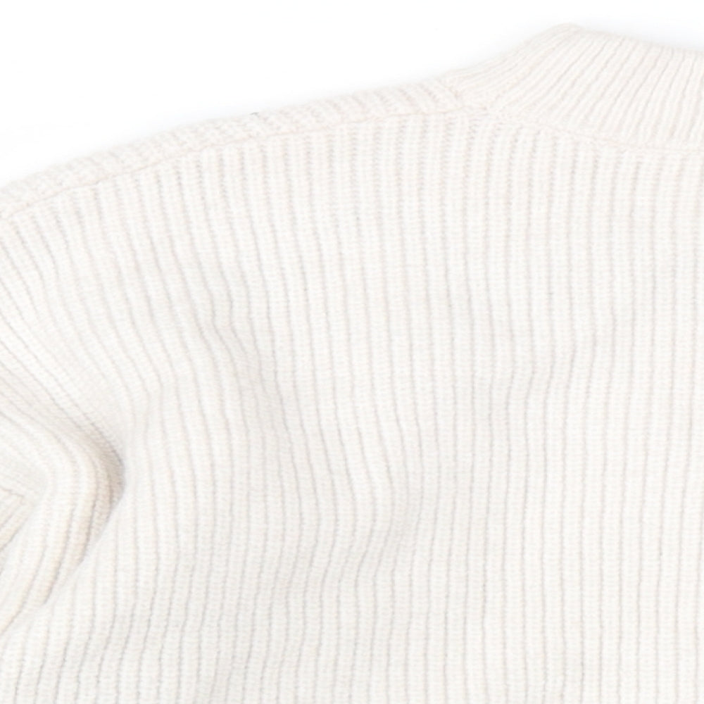 Womens UK Size S FOREVER 21 Beige Pullover Jumper