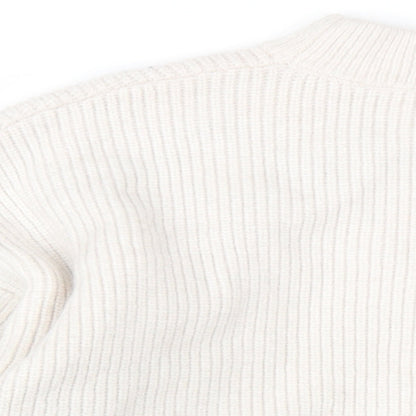 Womens UK Size S FOREVER 21 Beige Pullover Jumper