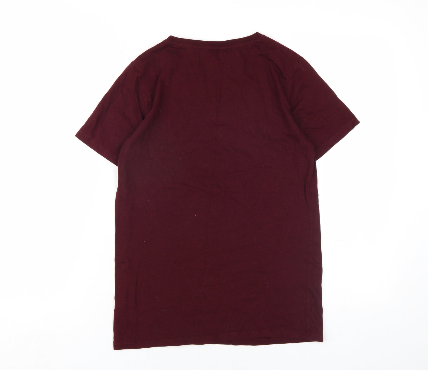 Womens UK Size 10 New Look Purple Basic T-Shirt