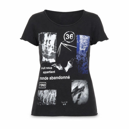 Womens UK Size S H&M Black Basic T-Shirt
