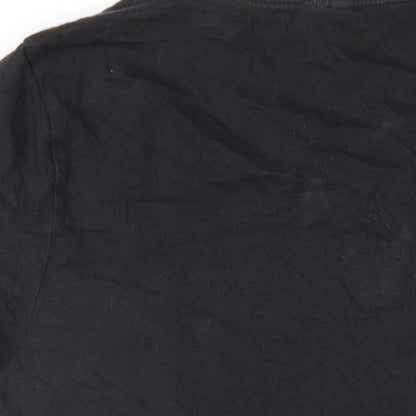 Womens UK Size S H&M Black Basic T-Shirt