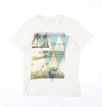 Mens UK Size S H&M Grey  T-Shirt