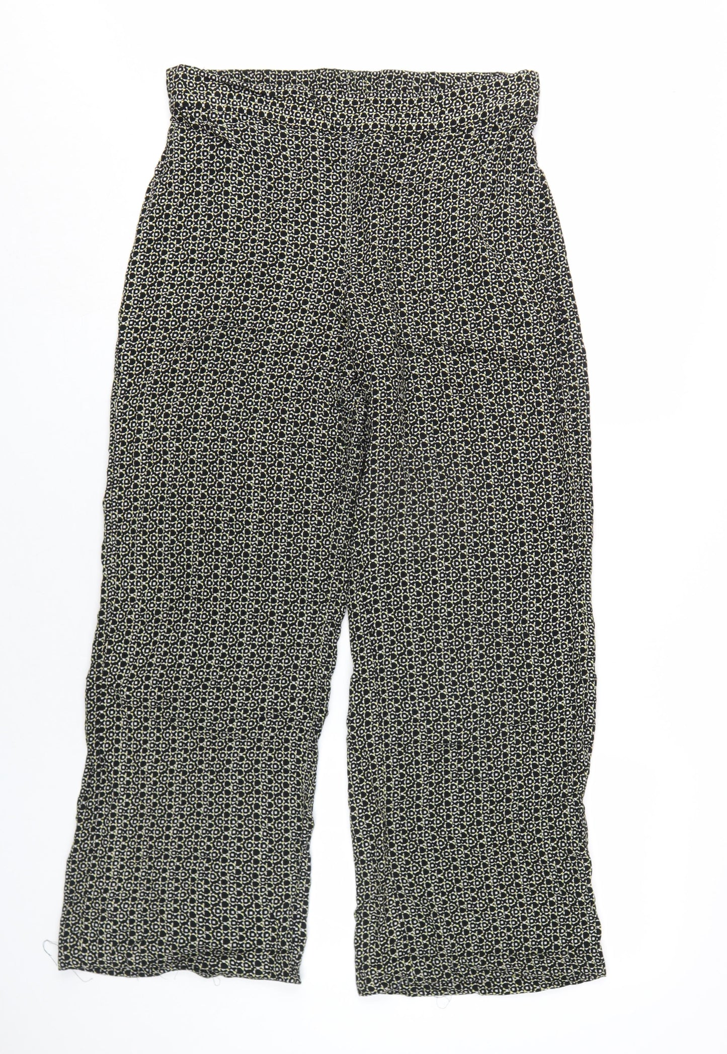 Womens UK Size 12 Marks and Spencer Regular Fit  Black Trousers