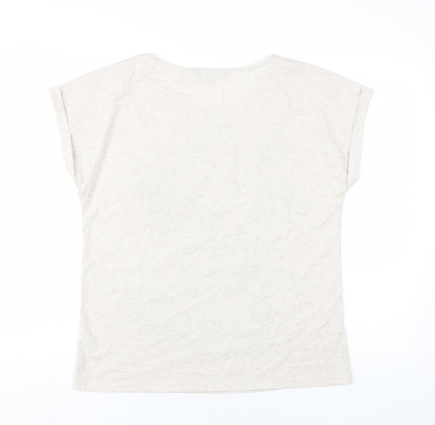 Womens UK Size 14 Bonmarché Beige Camisole T-Shirt