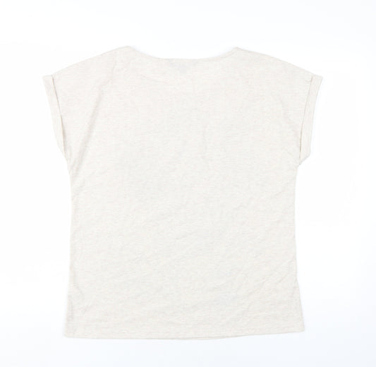 Womens UK Size 14 Bonmarché Beige Camisole T-Shirt