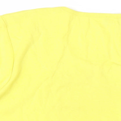 Womens UK Size L Klass Yellow Basic T-Shirt